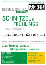 schnitzel u. fruehlingsschmankerl