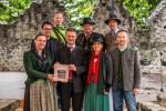 Jodler erklang auf der Burgarena Reinsberg